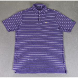 Southern Marsh Polo Shirt 2XL Purple LSU‎ Performance Prep Golf Bamboo Spandex
